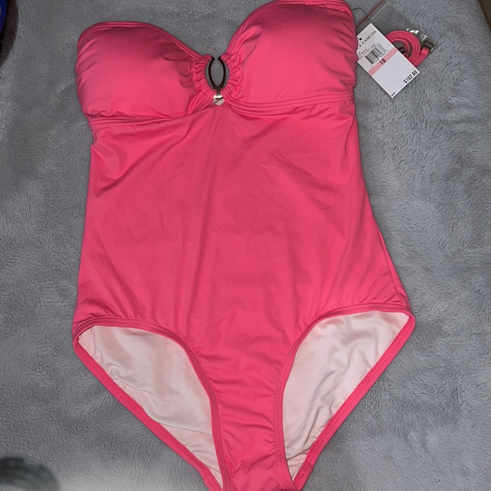 NWT Vince Camuto one piece bathing suit